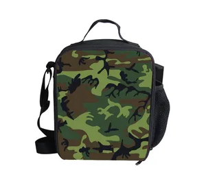 Новое поступление, камуфляжные сумки для ланча FORUDESIGNS, детский кампус, детский Ланч-бокс, Термальный ланчбокс для пикника, новогодний подарок, женская сумка