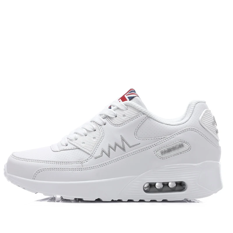 white 955 Модные женские кроссовки; chaussure Femme; Повседневная обувь; удобная дышащая женская обувь на плоской подошве; sapato feminino - Цвет: white 955