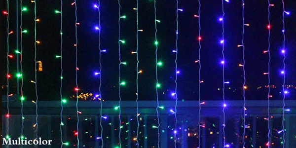 3 м x 3 м 300LED сетчатый Сказочный веб-светильник, мерцающий светильник, Рождественская, Рождественская, свадебная гирлянда, вечерние, для украшения дерева, 3 цвета на выбор