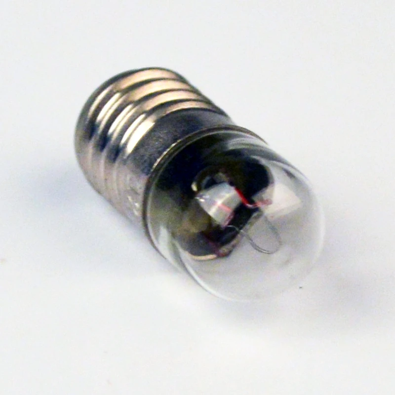 Flytop 10 шт. E10 12V2. 2 Вт прозрачная стеклянная лампа C2V нить накаливания Миниатюрная