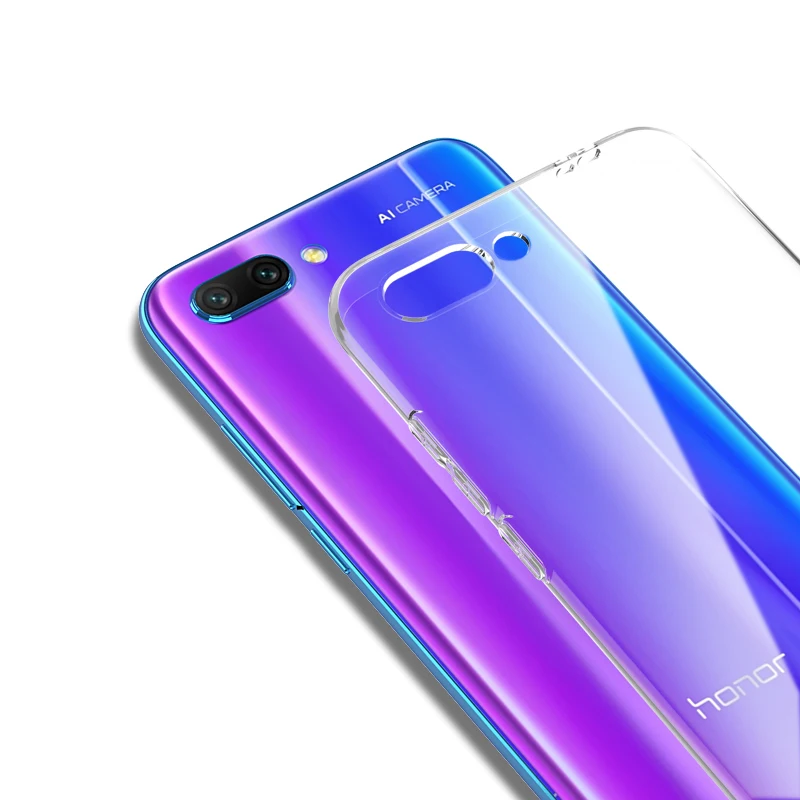 Чехол для huawei honor 10, чехол ясное прозрачное покрытие, Мягкий силикон, TPU, Mofi, оригинальная задняя крышка, Fundas, защитный чехол для huawei honor 10