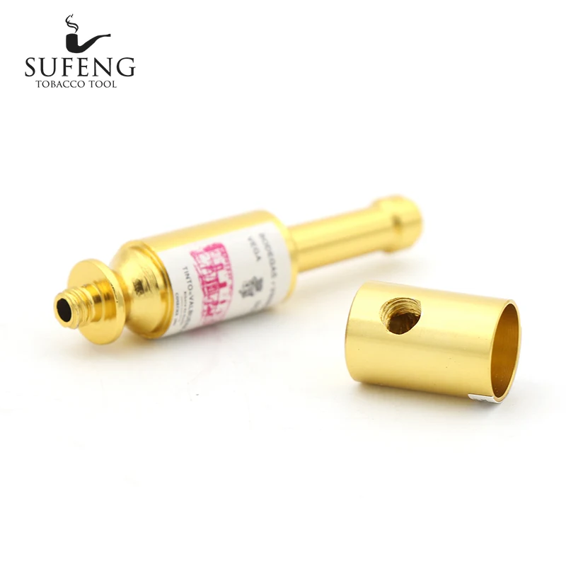 Hot Metal Material Small Tobacco Pipe New Creative 68mm Red Wine Bottle Free Delivery | Дом и сад