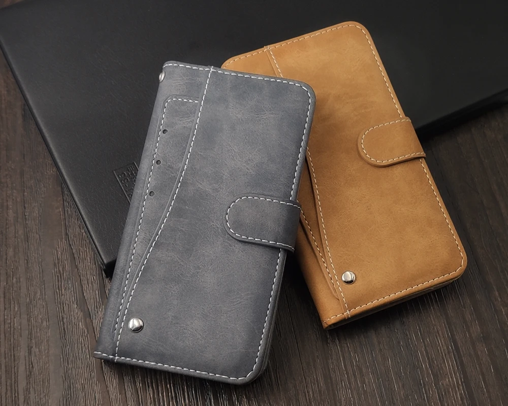 Роскошный Винтажный чехол для Xiaomi Mi A1 A2 Lite Mix 2 2S 3, чехол с откидной крышкой, кожаный силиконовый чехол-кошелек, ТПУ, бизнес-чехол с держателем для карт