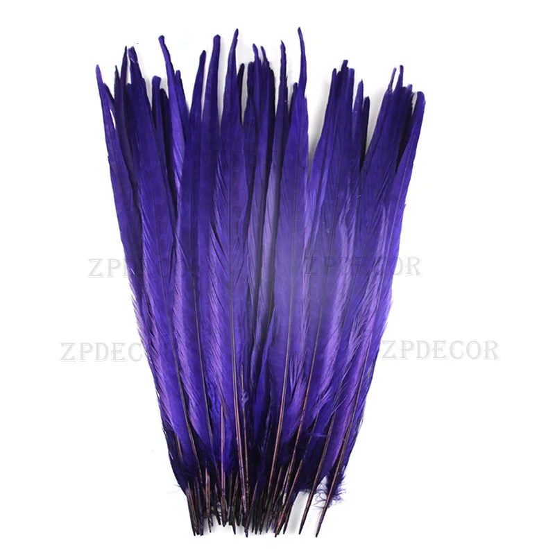 Zpdecor оптовая продажа 12 цветов хвост фазана перья 40-45 см/16-18 дюймов карнавал DIY