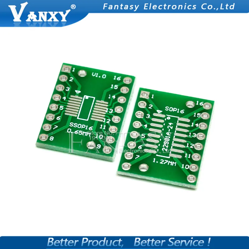 10 шт. TSSOP16 SSOP16 SOP 16 SOP16 к DIP16 переводная плата DIP Pin шаг адаптер PCB|adapter board|adapter dipadapter pin