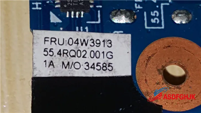 Оригинальная плата переключателя 04W3913 для USB порта Wi Fi Lenovo X1 Carbon 55 4rq02.001g полностью