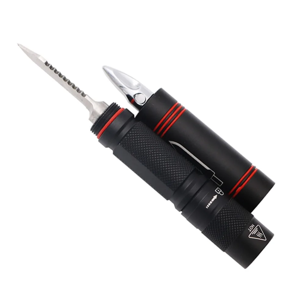 Портативный многофункциональный светодиодный фонарь 1000 лм туристическая ручка
