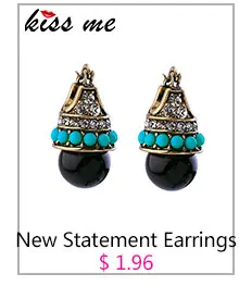 KISS ME модные ювелирные изделия KISS ME Женские изысканные универсальные винтажные маленькие серьги-гвоздики с фабрики