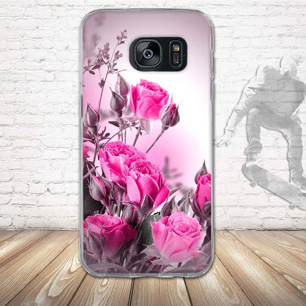 Для samsung S7 Edge чехол 3D рельефный рисунок Мягкий ТПУ силиконовый для телефона Galaxy