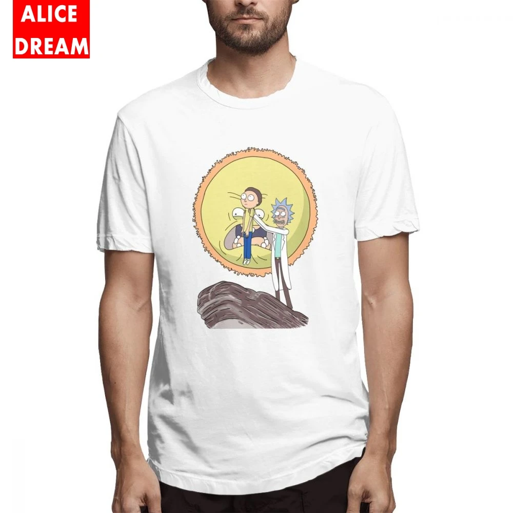 Science King футболка для мужчин новый Рик и Морти Camiseta органический хлопок рассол Homme