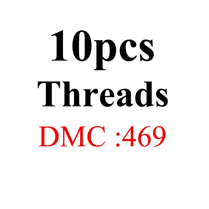 Снеговик, рукоделие вышивка 1,2 м разноцветная опция DMC434-523 10 шт./партия вышивка крестиком хлопковое шитье, моток пряжи вышивка нить - Цвет: 1.2mthread-DMC469
