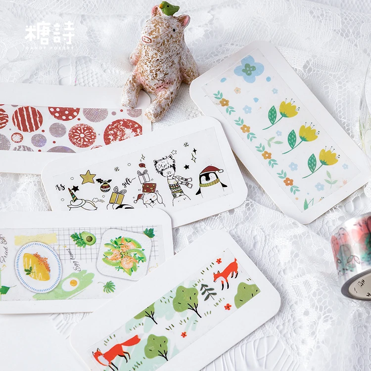 16 шт./лот happy wireless большая серия декоративная Маскировочная лента washi tape|Офисный