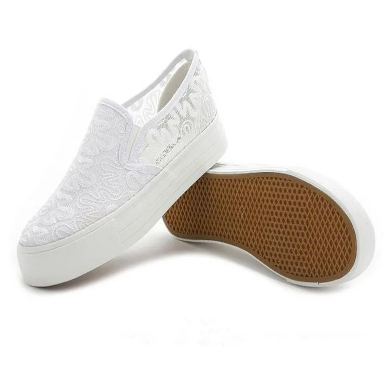 2017 New Women's Shoes Mesh Hollow Canvas Breathable Non-Slip Loose Soles Flat Zapatos Mujer Free Shipping | Обувь