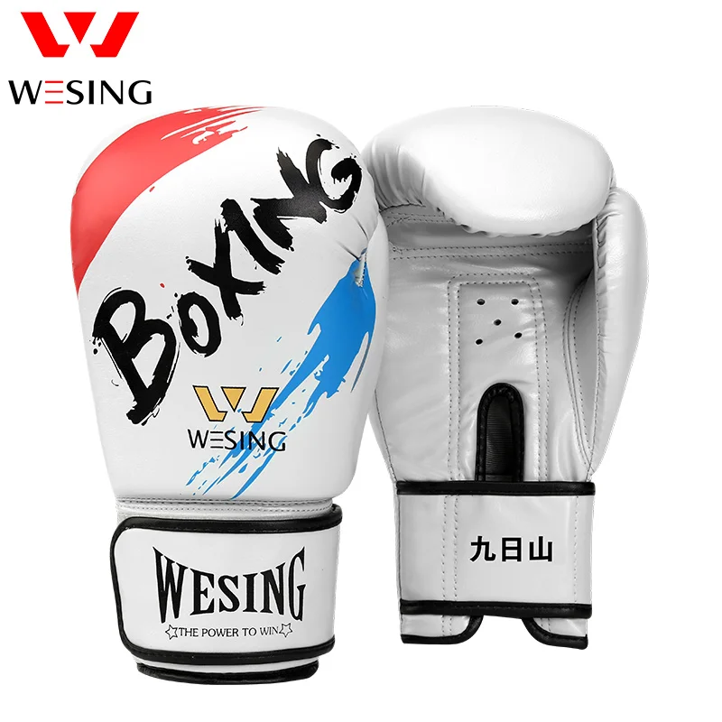 Wesing Sports боксёрские перчатки для спарринга Muay thai боевые искусства боксерские