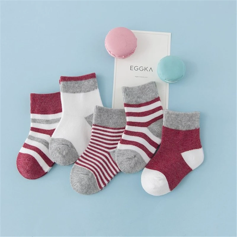 Носки для мальчиков 5 пар милые носки маленьких девочек 2019 Новые популярные