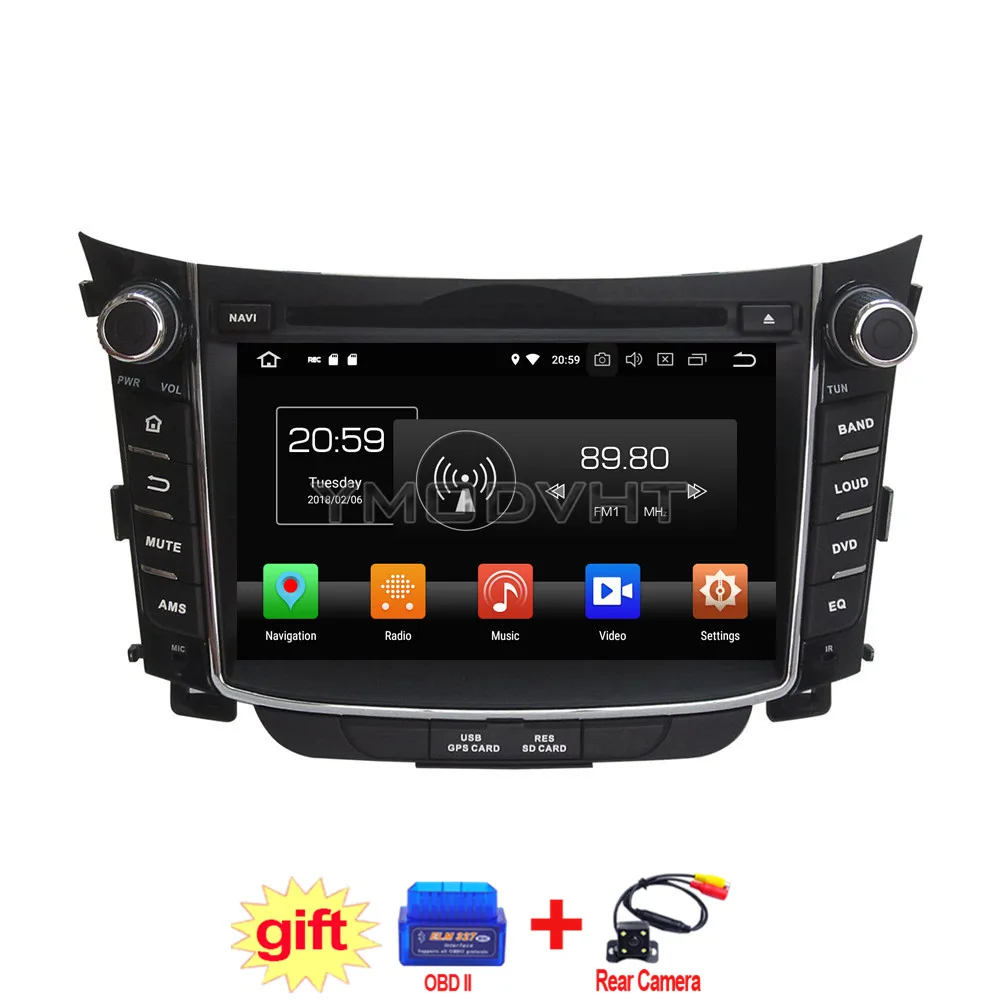 YMODVHT 7 дюймов Android 8 0 Восьмиядерный PX5 4 Гб ОЗУ 32 ПЗУ автомобильный DVD плеер Радио