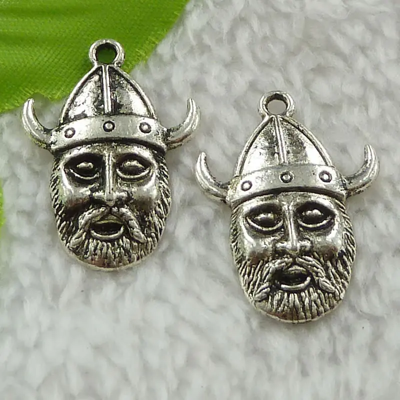 84 шт. античные серебряные шармы 28x21 мм #3262 | Шармы
