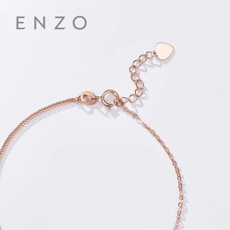 Pure 18K Rose Gold Bracelet For Women Miss Girls Gift Female Fine Jewelry Genuine Real Solid Chain Upscale New Party Trendy | Украшения и