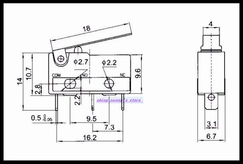 20 шт./лот KW11 KW12 3Pin лазерная машина микро-концевой датчик Автоматический