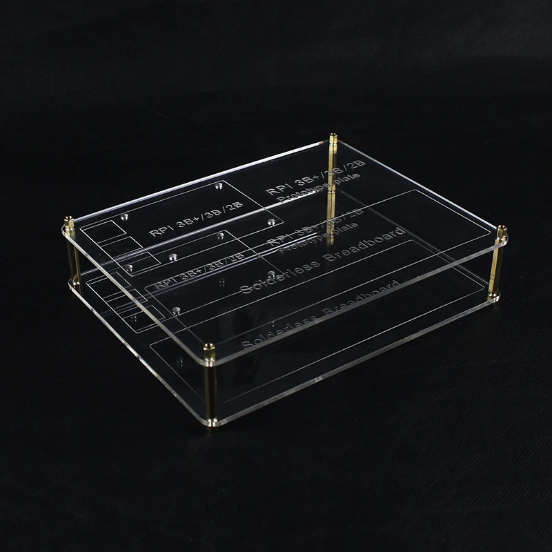 2 слоя акриловая Монтажная пластина доска Raspberry Pi 3 Model B + DIY Прототип