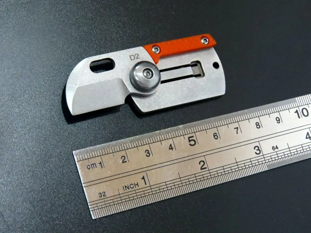 ZZSQ обновлен C188 Dog Tag мини складные ножи D2 лезвие Сталь ручка Отдых Открытый