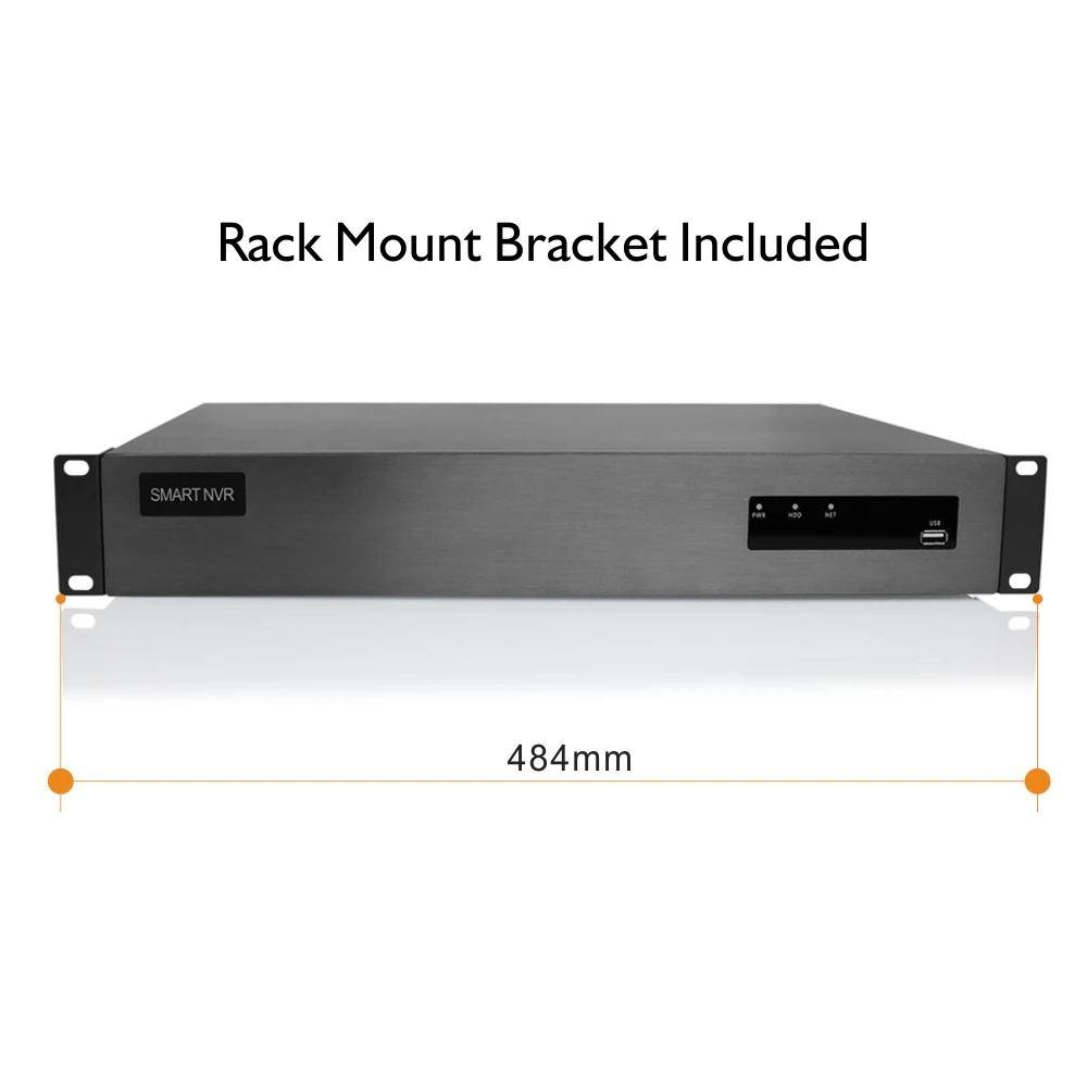 Svnvr 36CH H.265 4 K (8MP) Onvif Поддержка NVR 4x3 5 дюймов жесткого диска SATA HDD с P2P мобильного