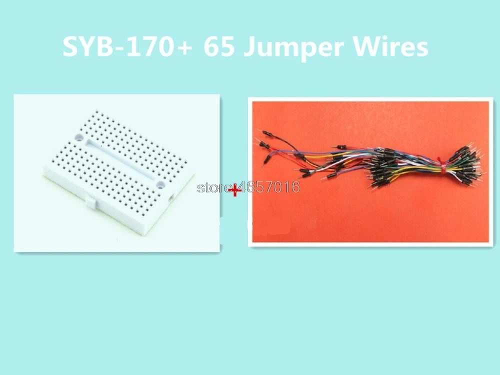 Бесплатная доставка Solderless Макет кабель переходные провода + SYB 170 хлеб доска макет