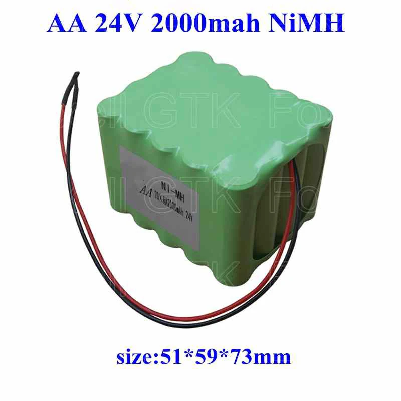 1 шт. NIMH AA 24V 2000mAh батарейный блок инструментальный элеватор оборудование пылесос