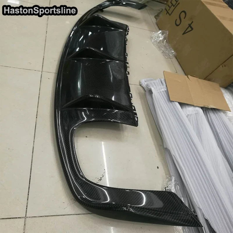 A3 8V S3 SLine Haston Стиль углеродного волокна диффузор, губа на задний бампер для Audi A3 Sline S3 седан 2013-(не подходит стандарт A3