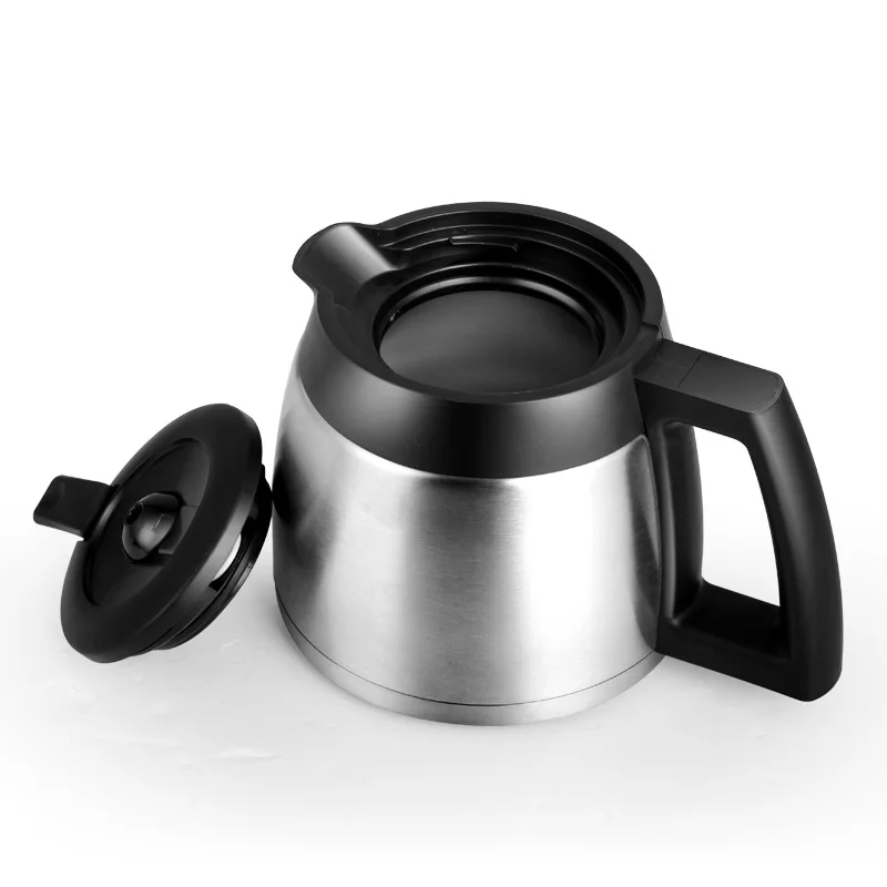 

220V Automatic American Coffee Machine For Home Office Coffee Maker Grinding beans + make coffee+heat preservation EU Plug