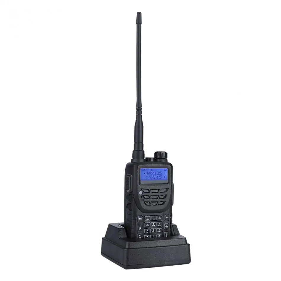 Междугородние Walkie Talkie Водонепроницаемый приемопередатчик FM Dual Band антенна ЕС 100-240 В