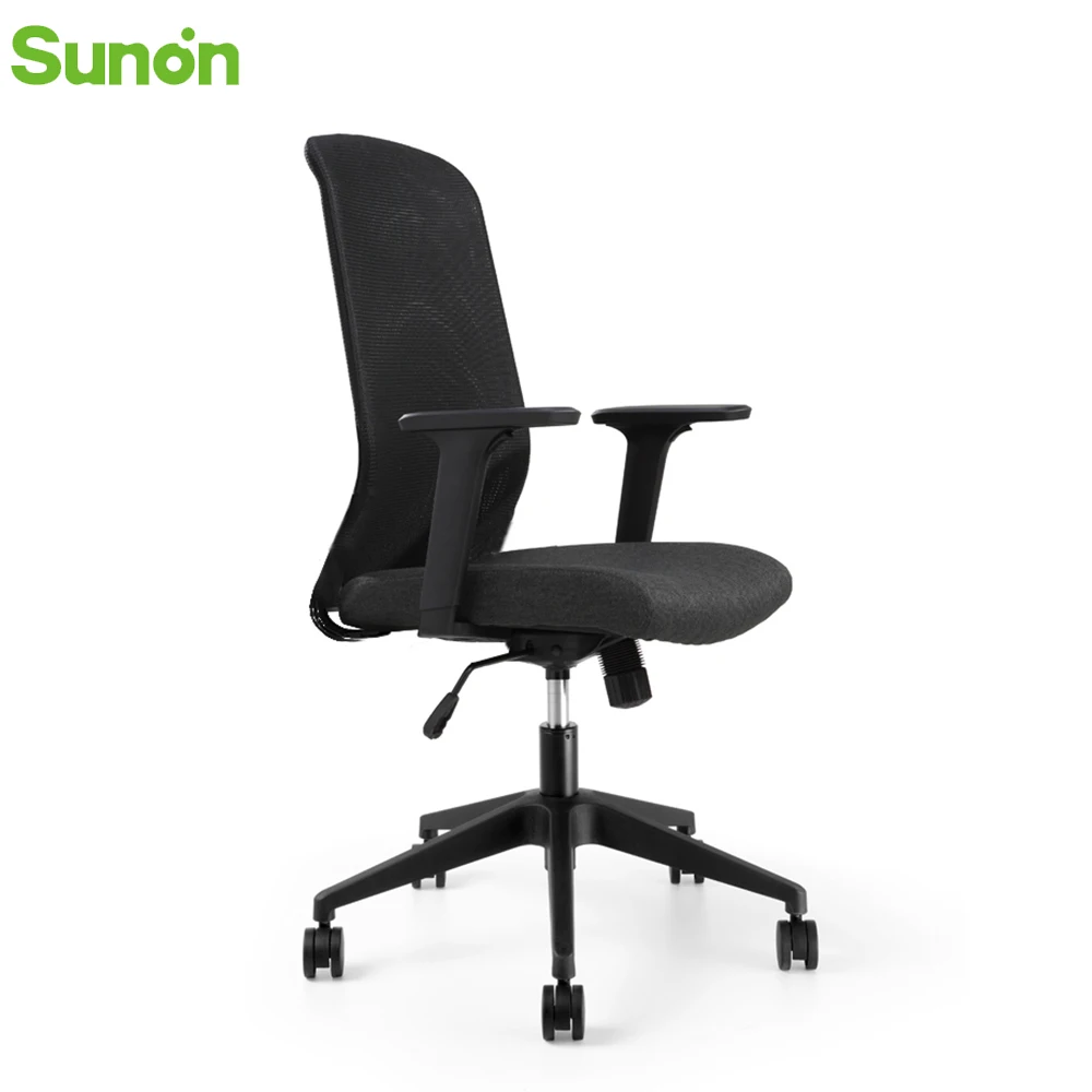 Sunon hot sell Madium Back Staff Chair Mesh &ampFabric STG reclining office chairs High Adjustable nylon Frame SCH62TCW | Мебель