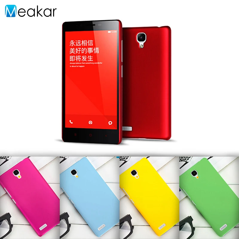 Матовый пластиковый чехол 5 дюйма для Xiaomi Redmi Note 1 задняя крышка двух Sim карт|case for