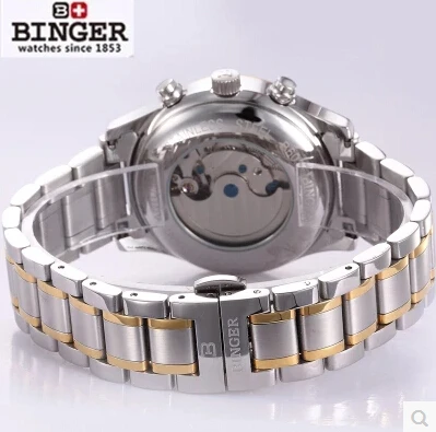 Новинка 2017 года Мода Золотая роскошь моды Наручные часы Для мужчин спортивный