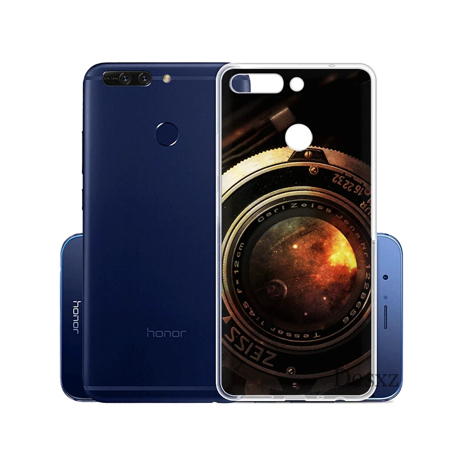 Чехол для телефона подставка ретро камера пишущая машинка Huawei Honor Note 6A 6C 7A 7X 7C Pro 8 9