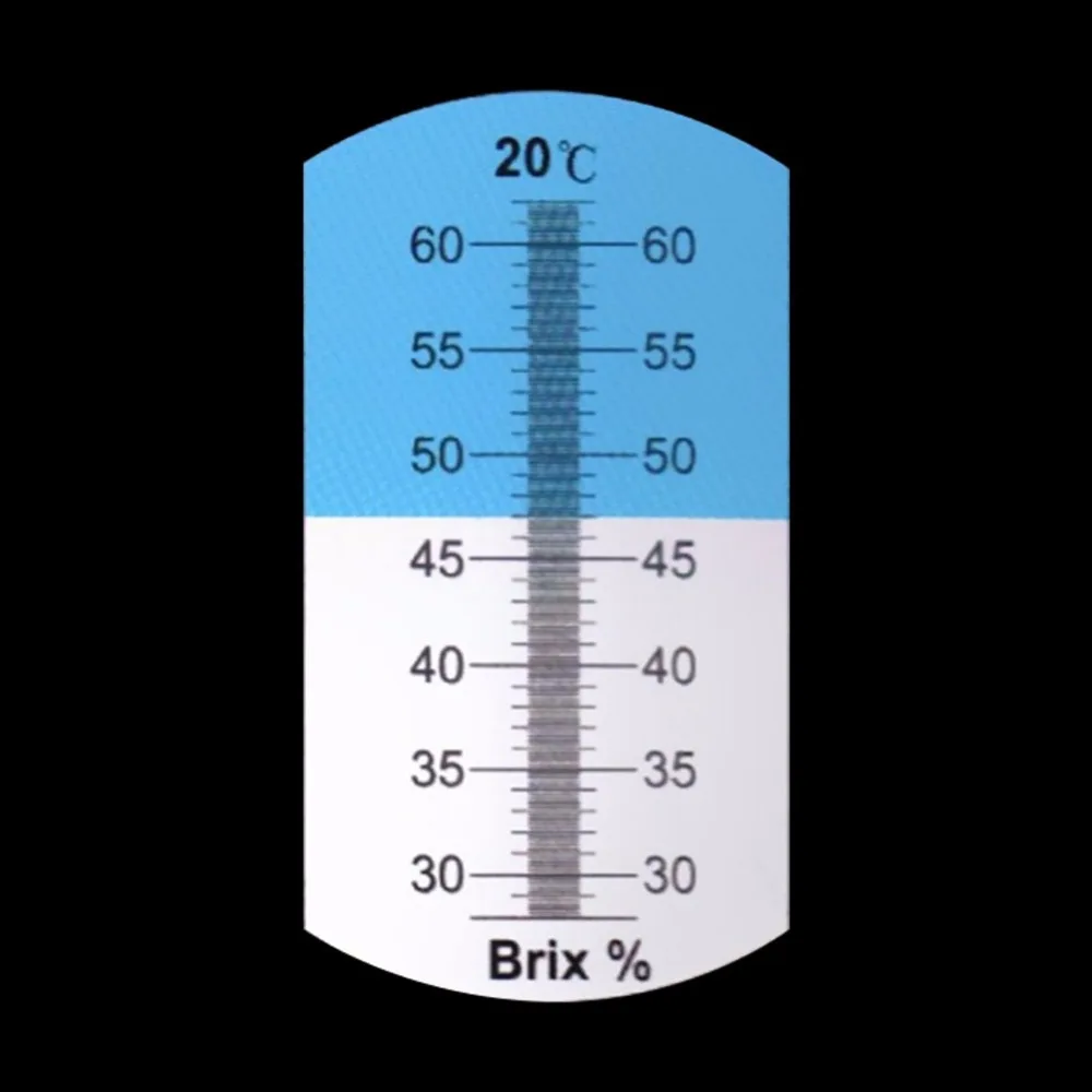 Yieryi Handheld 28-62% Brix Sugar Meter Refractometer High Concentration Of fruit For Cutting Fluid with black bag | Инструменты