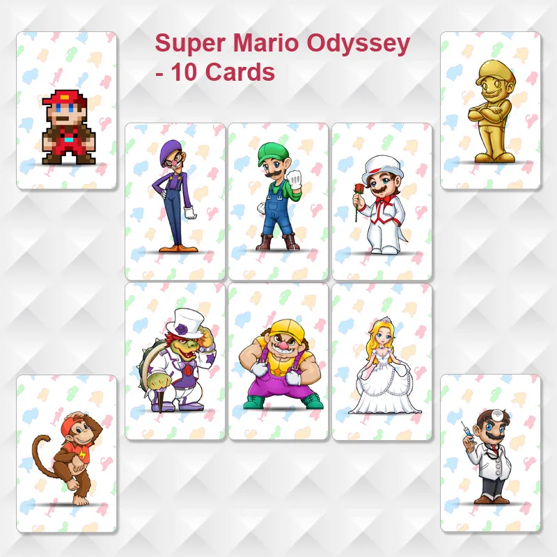 20 шт Коллекция игр NFC карты для Super Mario Smash Ball Bros Brother Ultimate ДЛЯ NS Switch