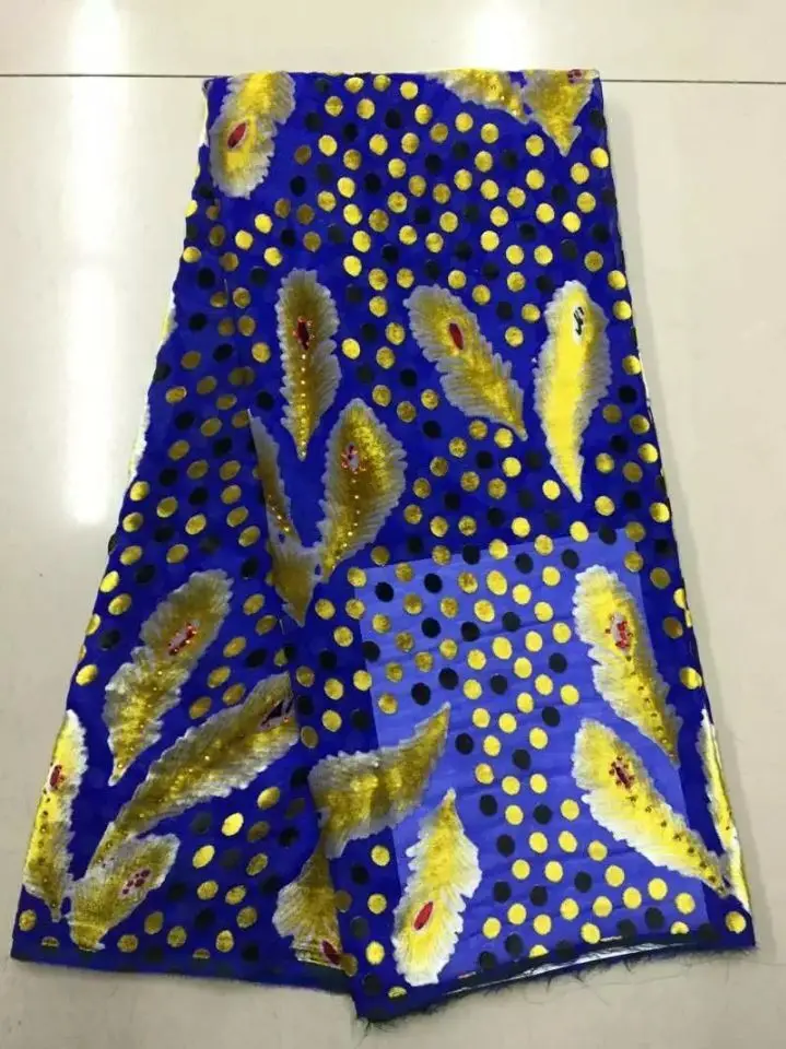 Роскошная желтая эластичная шелковая шифоновая ткань 5Y/pc африканская гладкая и