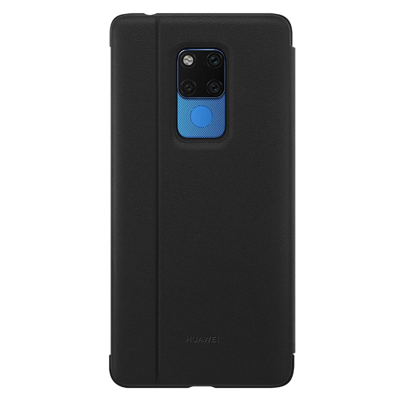 Чехол-книжка для Huawei Mate 20 X кожаный с окошком сенсорного экрана | Мобильные