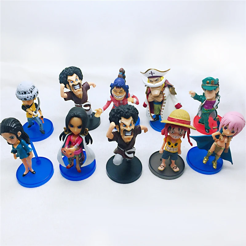 

Anime Figures One Piece Figure Action PVC Luffy Model Toys Nami Robin Zoro Sanji Chopper Usopp Brook Franky Pirates 8CM