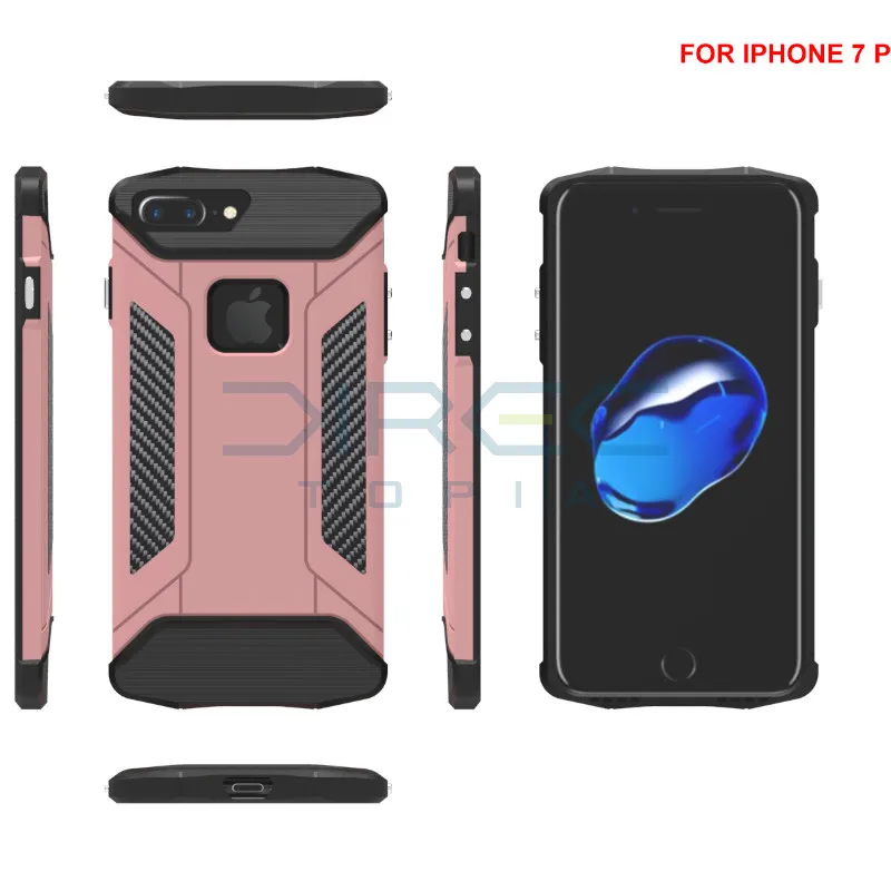 2017 запасы ограничены PC + TPU 3 слоев Гибридный всего тела защиты для iPhone 7