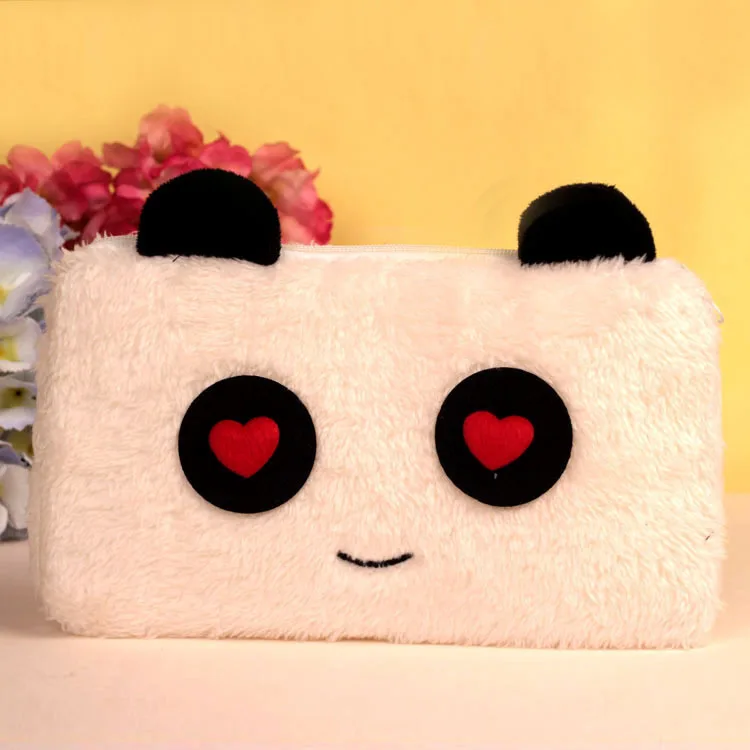 Пенал с медведем для девочек, Kawaii, плюшевая панда, ручка, сумка, канцелярские принадлежности, детский подарок, школьные офисные принадлежности, Estuche - Цвет: 2