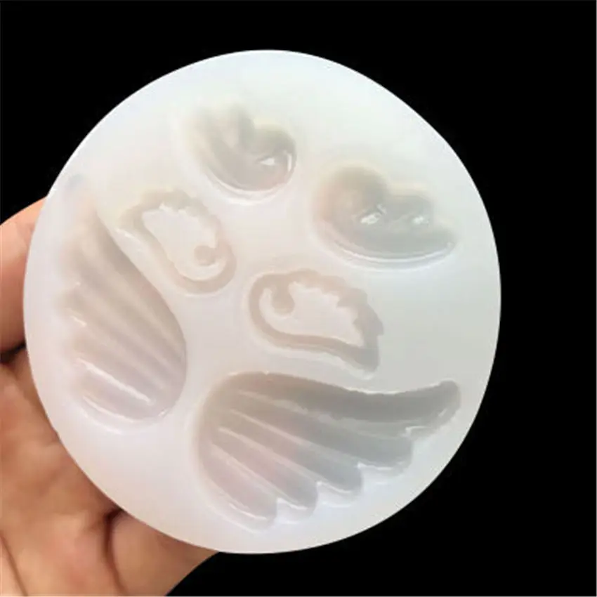 DIY wing silicone mold Fondant baking tool cake mould decorating tools Valentine's Easter | Дом и сад