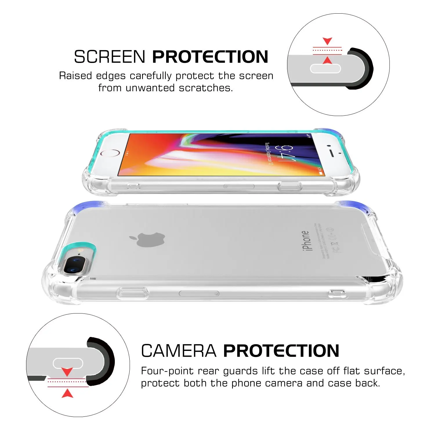 

Silicone Case For iPhone 7 8 Plus Cover Silicon Case For iPhone X XS MAX 6 6S 5 5S SE XR case silicone full cover For apple case