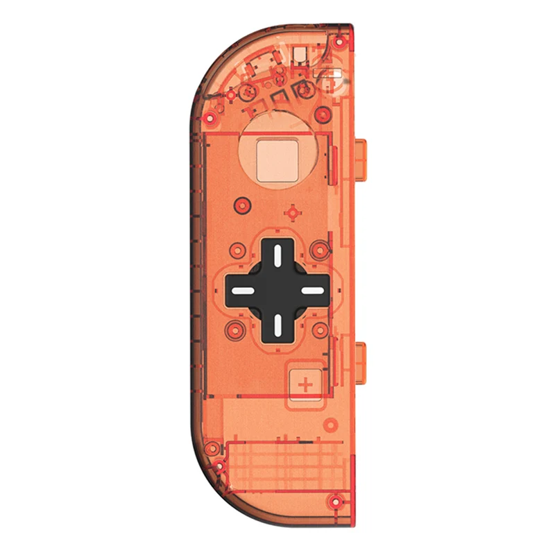 Фиолетовый, зеленый, красный корпус, сменная Крышка для kingd Switch Joy-Con Shell для NS Joy Cons, пластиковый чехол, аксессуары - Цвет: D Pad orange left