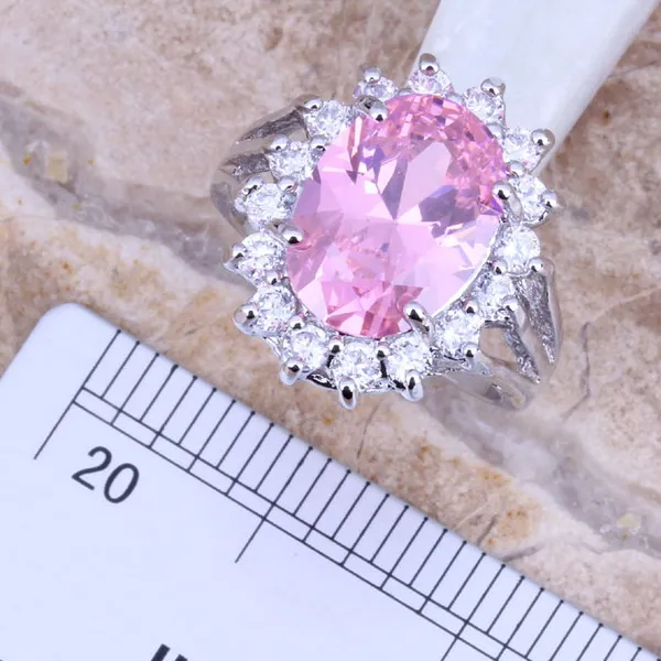 Женский комплект украшений с серебряным покрытием серьги кольцо подвеской