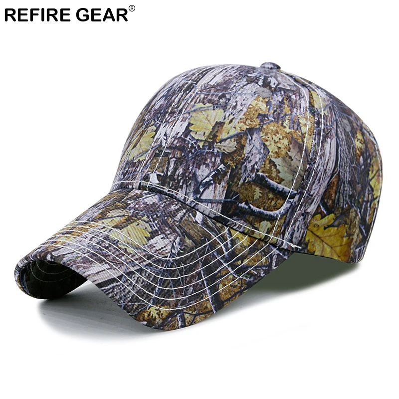 Мужская камуфляжная кепка ReFire Gear летняя для походов утаивающая Кепка рыбалки