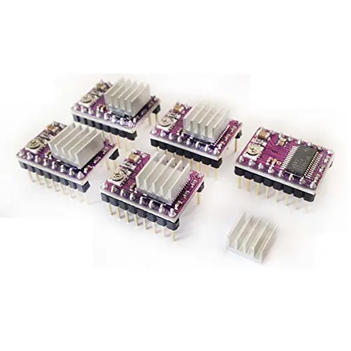 5 шт./лот 3D принтер Stepstick Drv8825 драйвер шагового двигателя Reprap 4 PCB плата + бесплатная
