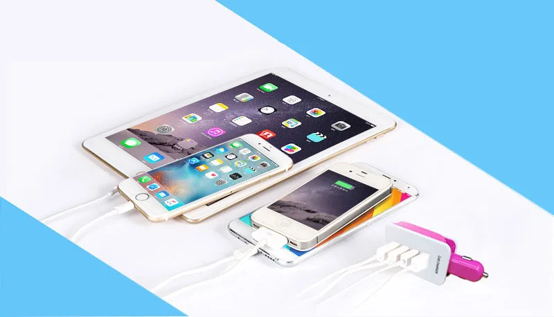 Автомобильное зарядное устройство LVSUN с 4 USB портами 8 А|charger for|charger 4charger for ipad |