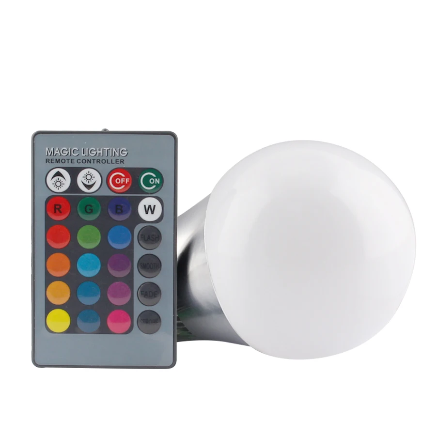 Светодиодная лампа E14 E27 220 В светильник в 12 светодиодный Rgb с датчиком движения